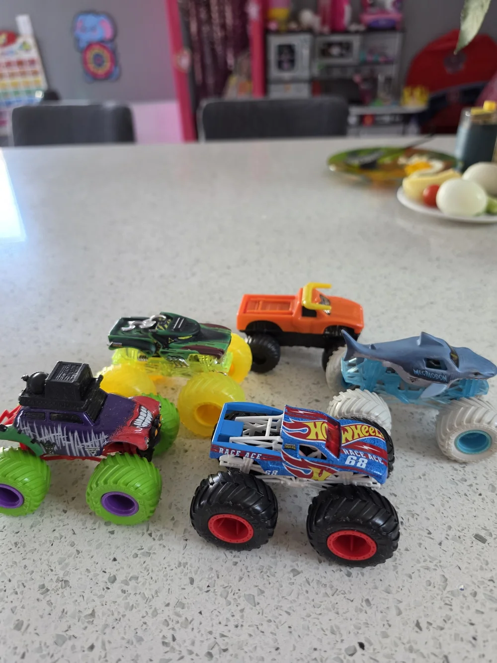 Kids Monster Truck Toy Set - Multi-Color